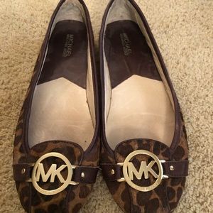 Michael Kors leopard ballet flats